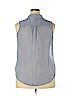 A New Day Blue Short Sleeve Blouse Size XXL - photo 2