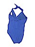 Kenneth Cole New York Blue One Piece Swimsuit Size 14 - photo 2