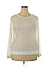 AJ My Amelia James 100% Nylon White Long Sleeve Blouse Size 2X - photo 1