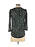 H&M 100% Polyester Green 3/4 Sleeve Blouse Size XS - photo 2