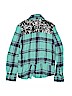 Cloud Chaser 100% Rayon Teal Long Sleeve Blouse Size 7 - photo 2