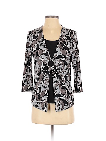 JM Collection 3/4 Sleeve Top (view 1)