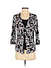 JM Collection Black 3/4 Sleeve Top Size S (petite) - photo 1