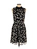 ERIN Erin Fetherston 100% Polyester Black Casual Dress Size 6 - photo 1