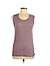 Monrow 100% Linen Purple Tank Top Size M - photo 1