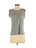 Club Monaco 100% Cotton Gray Sleeveless T-Shirt Size S - photo 1