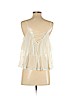 Free People 100% Nylon Ivory Sleeveless Blouse Size S - photo 2