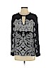 BCBGMAXAZRIA 100% Polyester Black Long Sleeve Blouse Size XS - photo 1