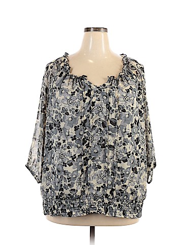 Notations Long Sleeve Blouse (view 1)