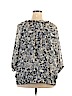 Notations Blue Long Sleeve Blouse Size 3X - photo 2