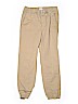Old Navy 100% Cotton Solid Tan Khakis Size 14 - 16 - photo 1