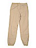 Old Navy 100% Cotton Solid Tan Khakis Size 14 - 16 - photo 2