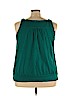 Lane Bryant 100% Cotton Teal Sleeveless Top Size 26 - 28 Plus - photo 2