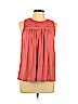 Lucky Brand 100% Cotton Red Sleeveless Top Size L - photo 1