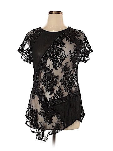 Karen Kane Short Sleeve Blouse (view 1)