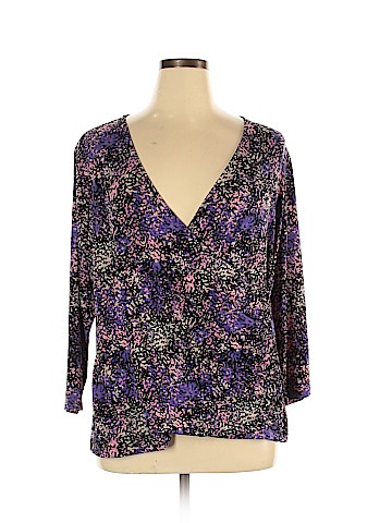 Liz Claiborne Long Sleeve Top (view 1)