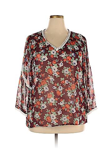 Assorted Brands 3/4 Sleeve Blouse (view 1)