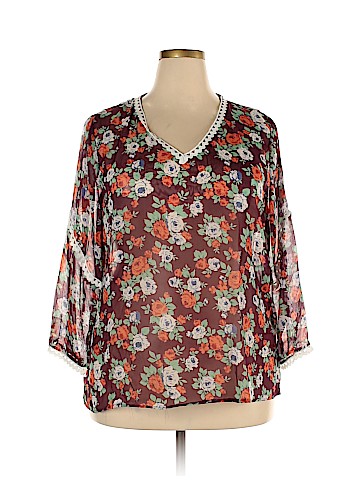 Assorted Brands 3/4 Sleeve Blouse (view 1)