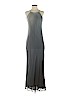 Express 100% Silk Gray Cocktail Dress Size 7 - photo 1