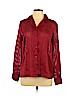 Jaclyn B. 100% Polyester Red Long Sleeve Blouse Size L - photo 1