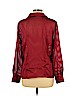 Jaclyn B. 100% Polyester Red Long Sleeve Blouse Size L - photo 2