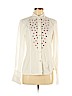 Escada 100% Cotton White Long Sleeve Button-Down Shirt Size EU 38 / US 8 - photo 1