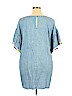 LoveRiche 100% Cotton Blue Casual Dress Size 1X - photo 2