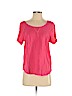 Splendid 100% Rayon Pink Short Sleeve Blouse Size S - photo 1
