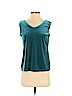 Travelers by Chico's Teal Sleeveless Top Size Sm Petite (0) - photo 1