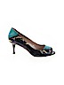 DKNY 100% Leather Blue Heels Size 6 - photo 1