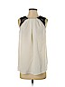 Mossimo 100% Polyester Ivory Sleeveless Blouse Size S - photo 1