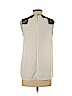 Mossimo 100% Polyester Ivory Sleeveless Blouse Size S - photo 2