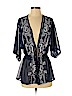 Sace 100% Polyester Blue Kimono Size S - photo 1