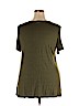 Old Navy 100% Viscose Green Short Sleeve Top Size XXL - photo 2