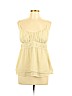 Ann Taylor LOFT 100% Polyester Yellow Sleeveless Blouse Size 10 (petite) - photo 1