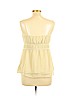 Ann Taylor LOFT 100% Polyester Yellow Sleeveless Blouse Size 10 (petite) - photo 2