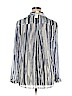 Anthony Sicari 100% Rayon Blue Long Sleeve Blouse Size XL - photo 2