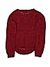Cotton Emporium 100% Acrylic Solid Burgundy Pullover Sweater Size L (kids) - photo 2