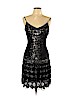 Sue Wong 100% Silk Black Cocktail Dress Size 10 - photo 1