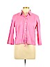 Jones New York Sport Pink 3/4 Sleeve Button-Down Shirt Size L (petite) - photo 1