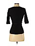 Elie Tahari Black Short Sleeve Silk Top Size S - photo 2