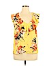 W5 100% Polyester Yellow Sleeveless Blouse Size XL - photo 1