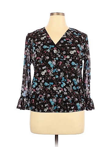 INC International Concepts 3/4 Sleeve Top (view 1)