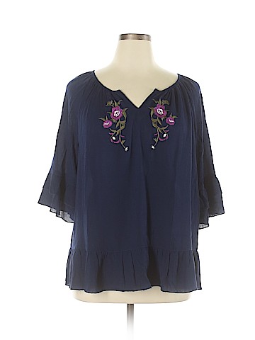 Kim Rogers 3/4 Sleeve Blouse (view 1)