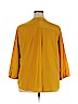 Old Navy 100% Polyester Yellow Long Sleeve Button-Down Shirt Size XXL - photo 2