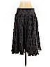 DKNY 100% Silk Gray Silk Skirt Size 2 - photo 1