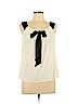 rsvp by TALBOTS 100% Silk Ivory Sleeveless Silk Top Size L (petite) - photo 1