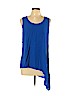 Karen Kane 100% Viscose Blue Sleeveless Blouse Size XL - photo 1