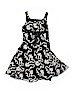 Bonnie Jean 100% Polyester Print Black Special Occasion Dress Size 8 - photo 1