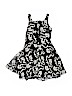 Bonnie Jean 100% Polyester Print Black Special Occasion Dress Size 8 - photo 2